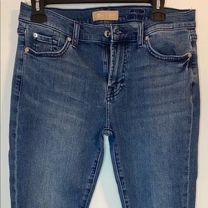 7 for all mankind BAIR) AUTHENTIC ANKLE SKINNY